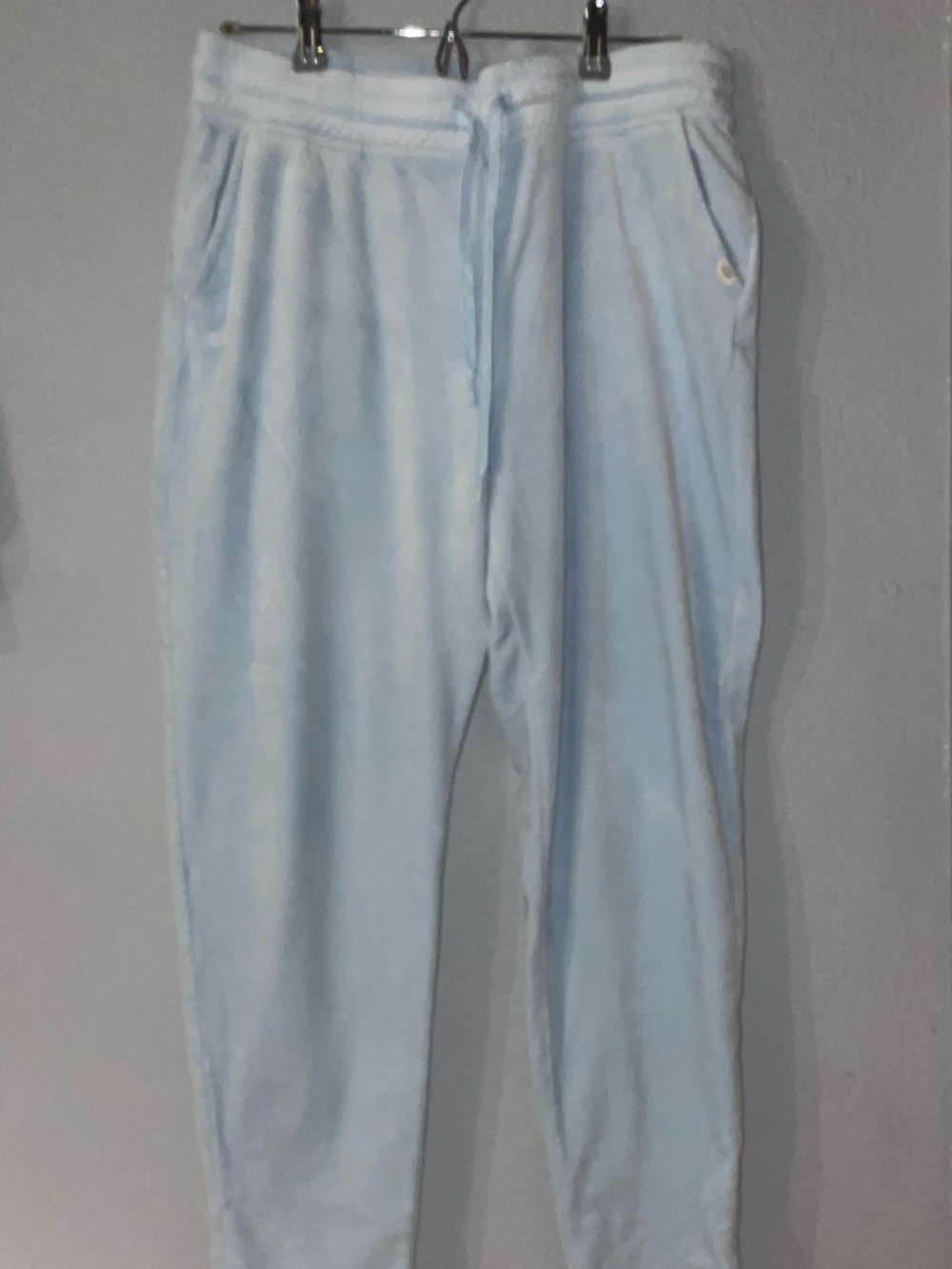 UGG Women's Light Blue velour pullover top and pants set - Picture 3 of 5